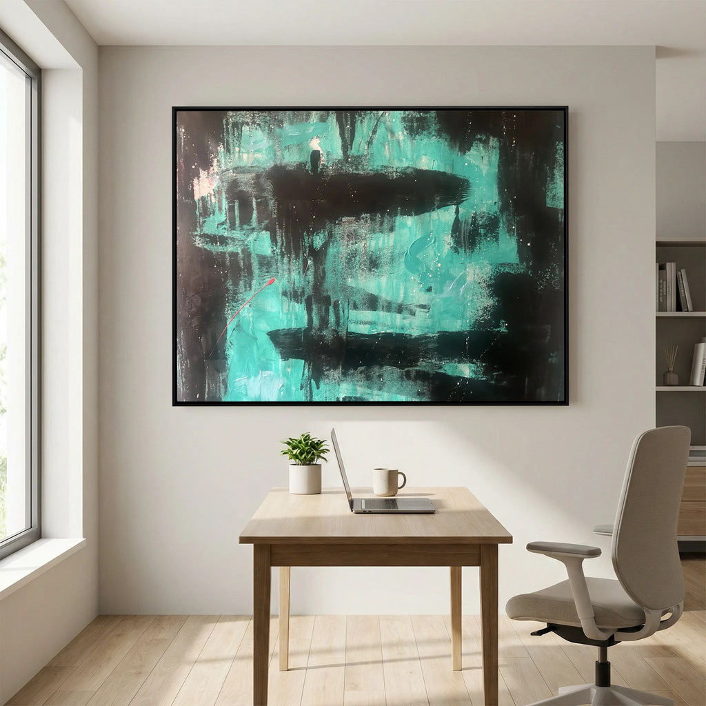 GREEN  (2024) CANVAS PRINT   
