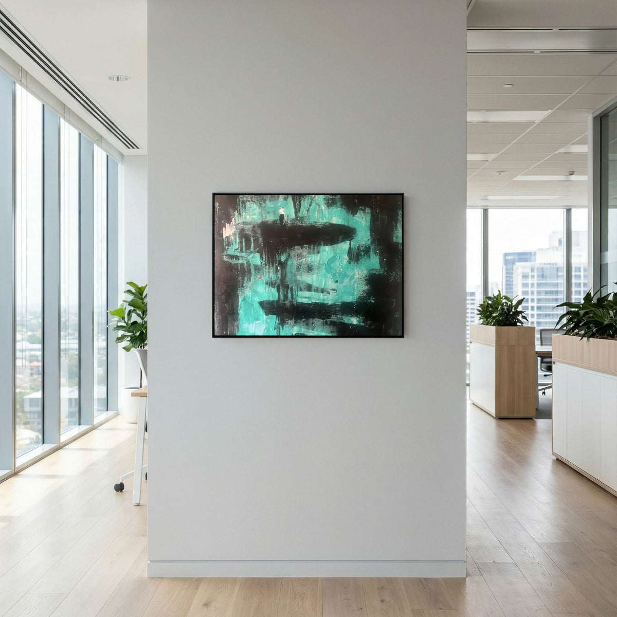 GREEN  (2024) CANVAS PRINT   
