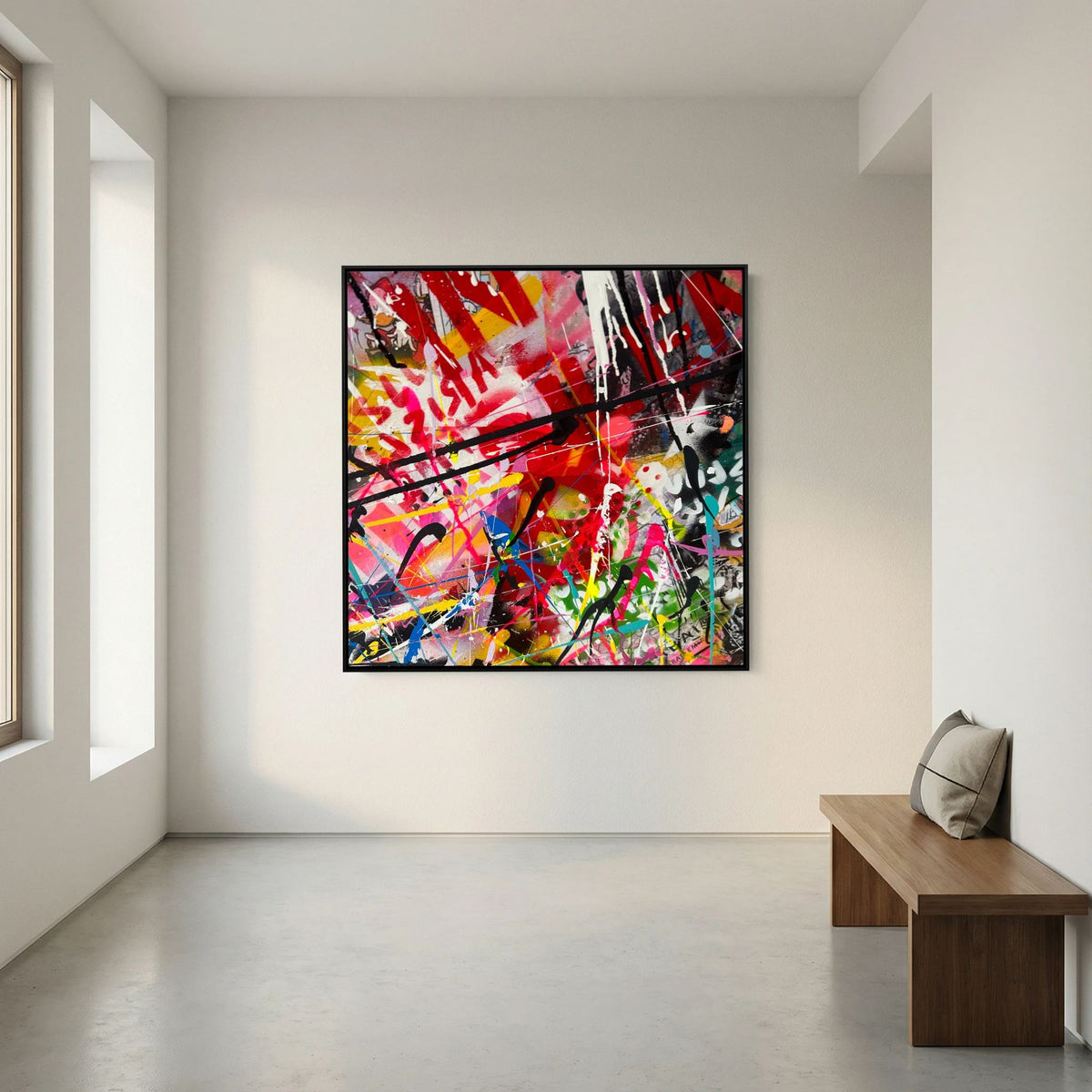 PAINTED NOISE (2023) CANVAS PRINT  