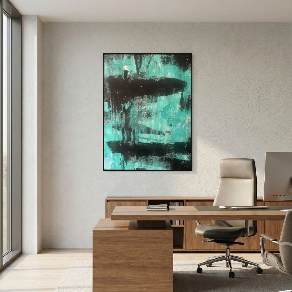 GREEN  (2024) CANVAS PRINT   